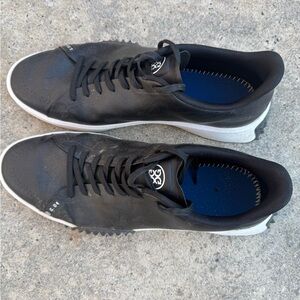 G/FORE Black and White Men's Golf Sneakers